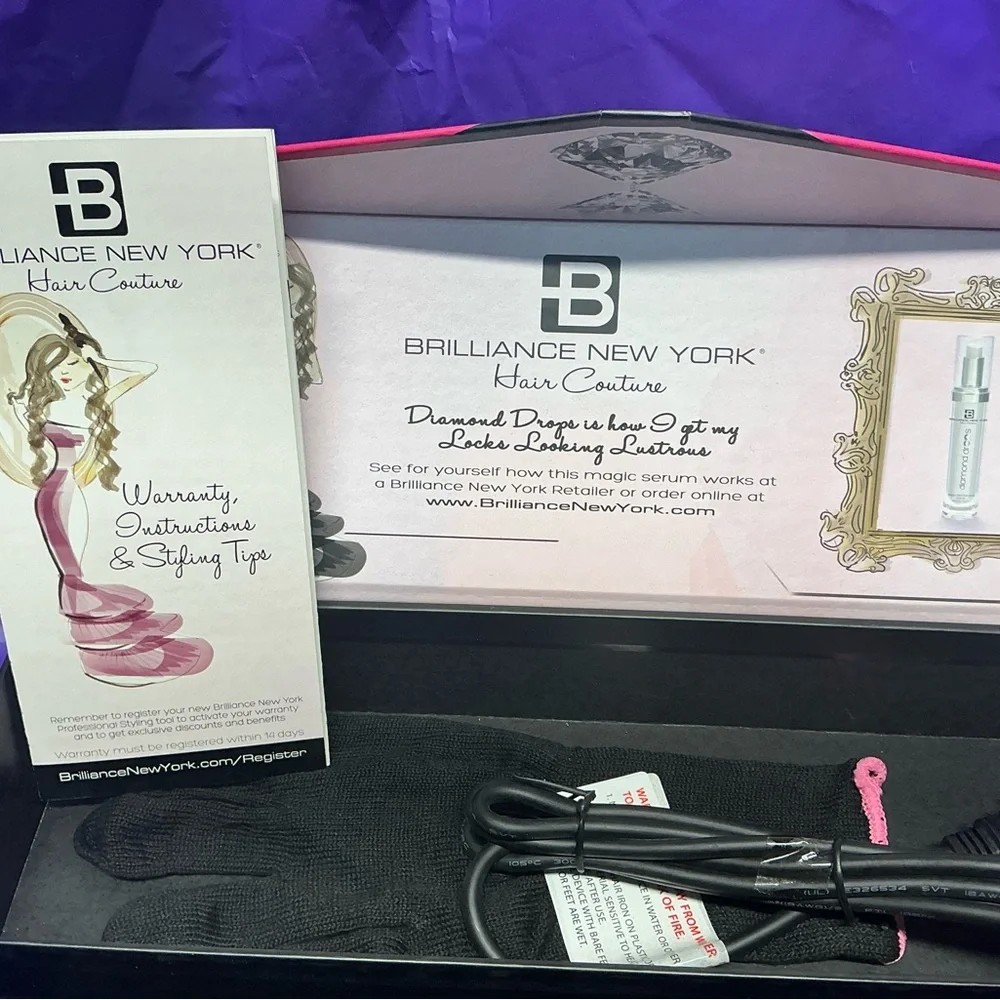 Hair Couture by Brilliance NY 1 in Curling Wand NIB‎ w tag